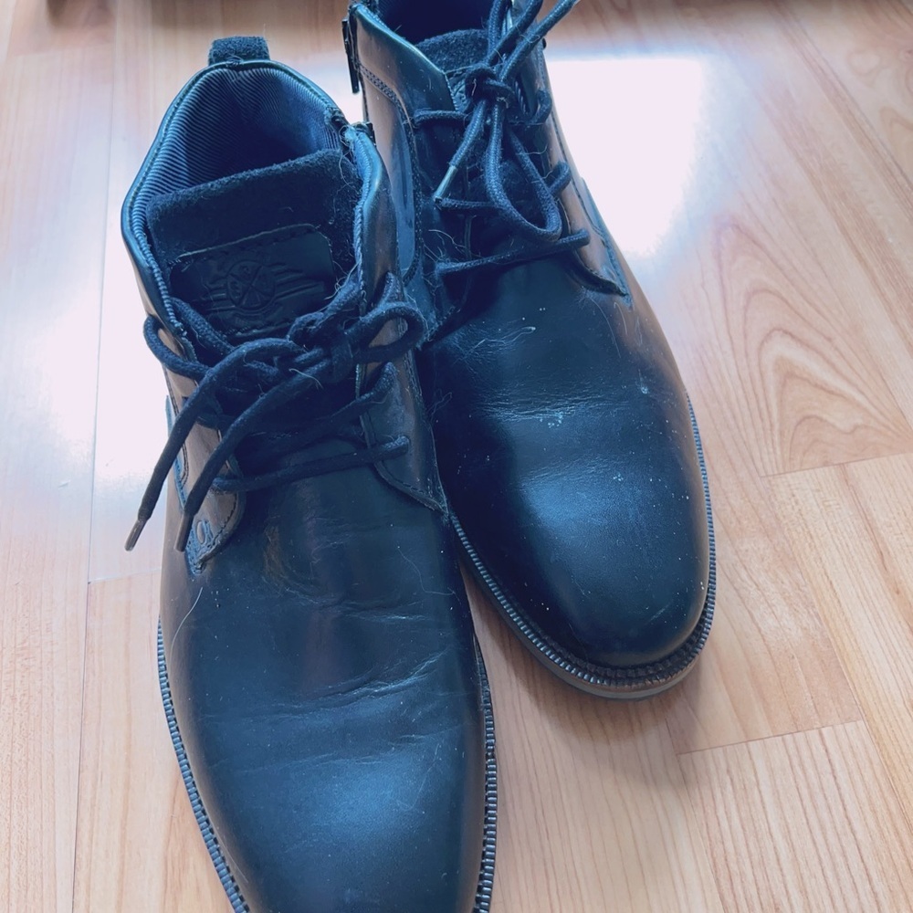 Men's Black Leather Shoes